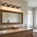 Black Travertine Duo Wall Light Simprolos