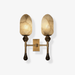 Alabaster Obelisk Double Alabaster Sconce Vakkerlight