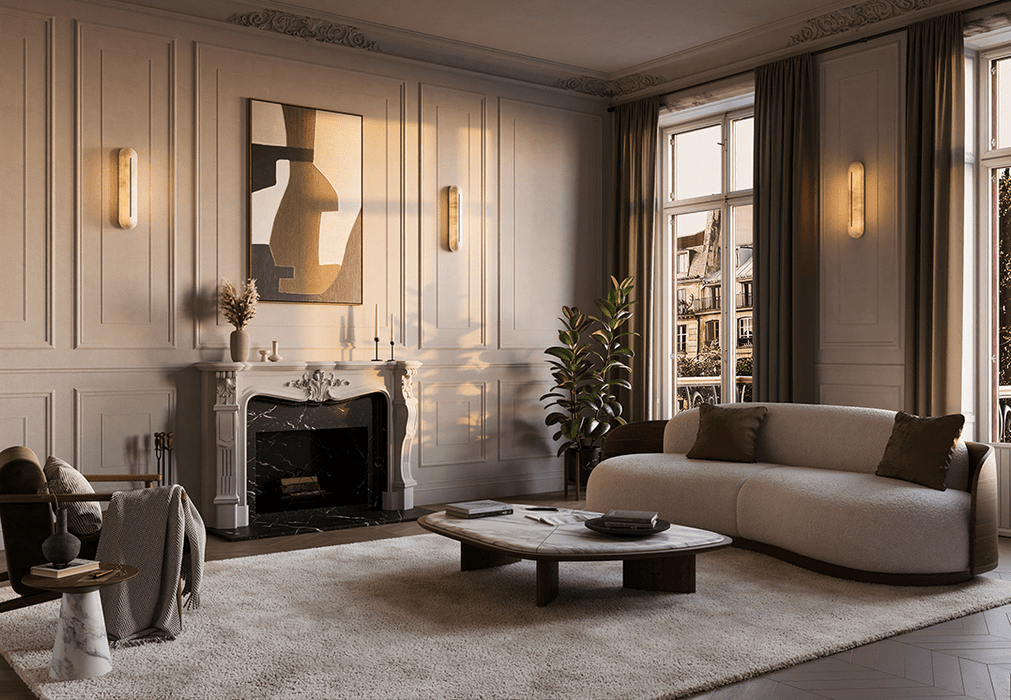 Orbison Alabaster Wall Lamp Vakkerlight