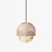 Lunar Dome Alabaster Pendant Light Vakkerlight