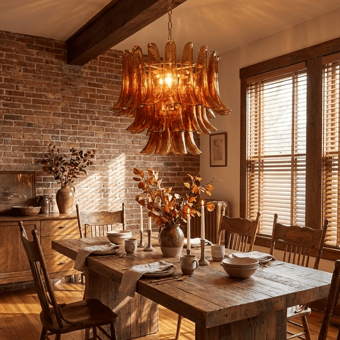 Emberwave Glass Chandelier Vakkerlight