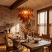 Emberwave Glass Chandelier Vakkerlight