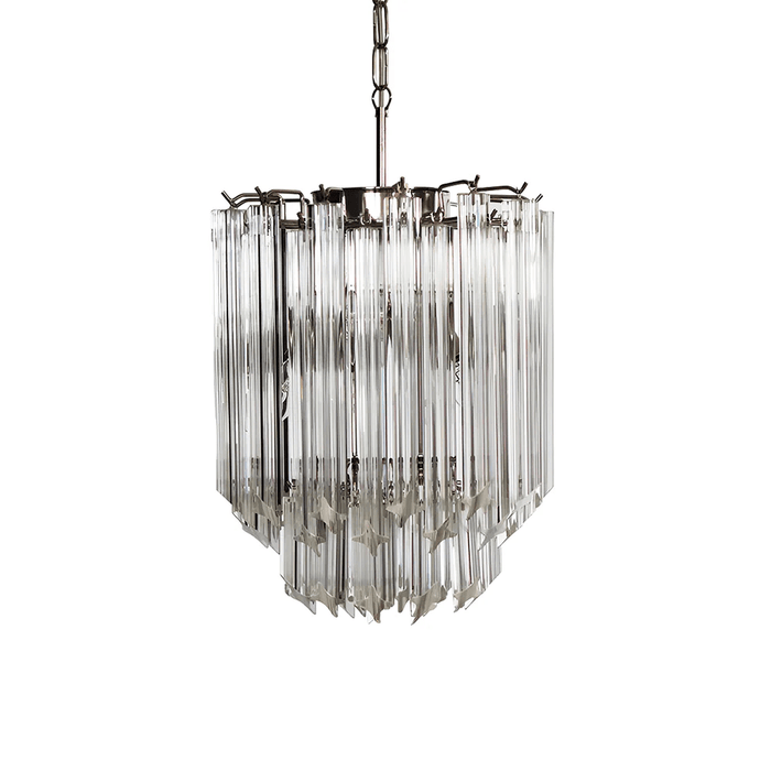 Transparant Glass Prism Chandelier Vakkerlight