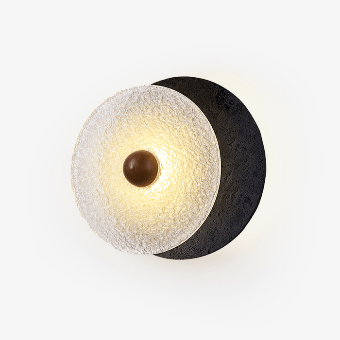 Lunara Textured Disc Wall Light Vakkerlight