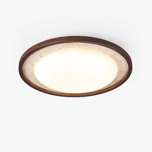Travertine Wood Ceiling Light Vakkerlight