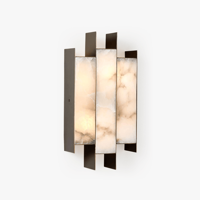 Folded Alabaster Panel Sconce Vakkerlight