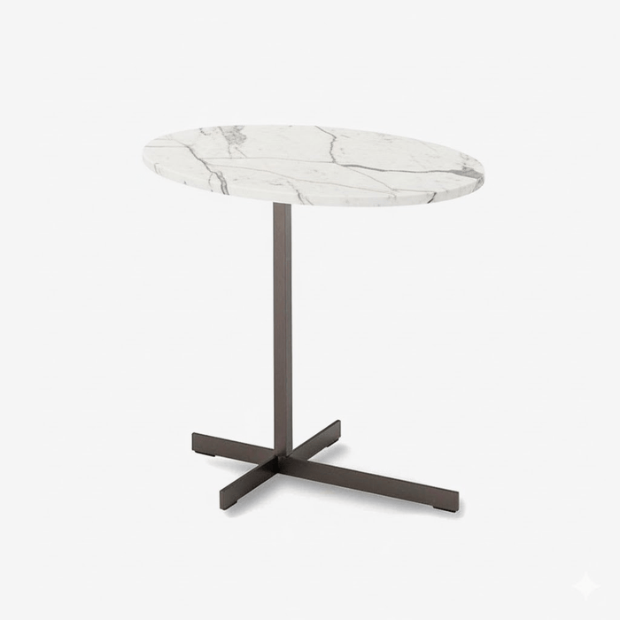 Marble Accent Side Table Vakkerlight