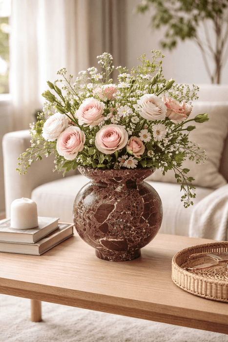 Marrow Marble Vase Vakkerlight