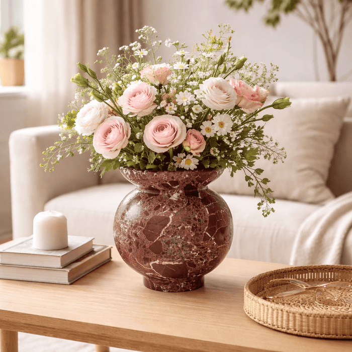 Marrow Marble Vase Vakkerlight