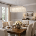 Crystal Frame Chandelier Vakkerlight