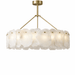 Ecliptica Spiral Alabaster Chandelier Vakkerlight