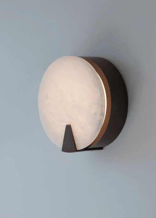 Solaris Halo Alabaster Wall Light Vakkerlight