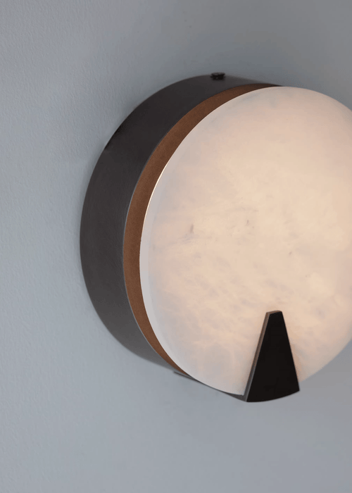 Solaris Halo Alabaster Wall Light Vakkerlight