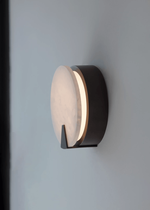 Solaris Halo Alabaster Wall Light Vakkerlight