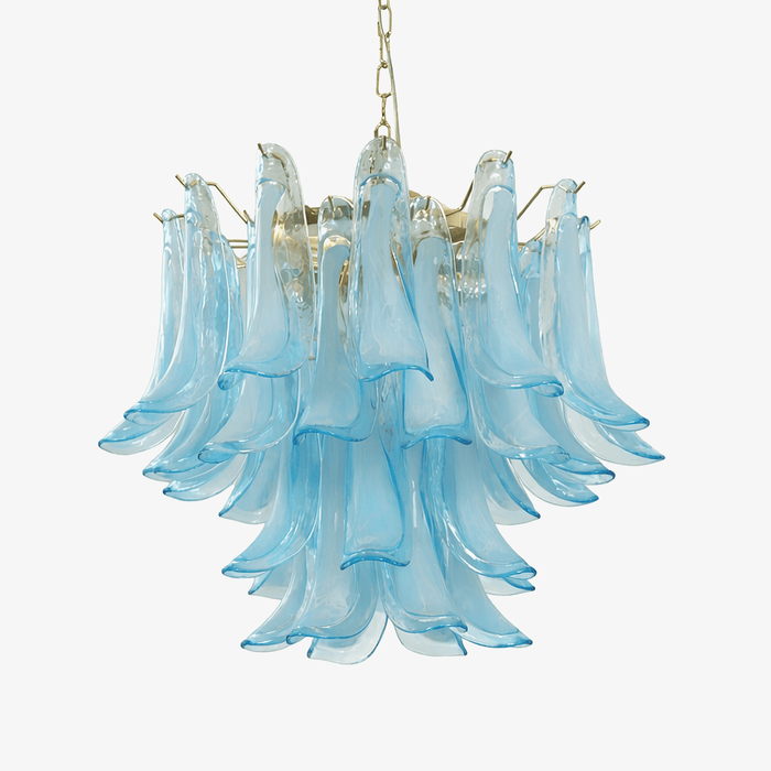 Azure Drift Glass Chandelier Vakkerlight