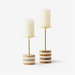 Strata Rise Marble Candle Holder Vakkerlight