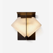Folded Halo Alabaster Wall Sconce Vakkerlight