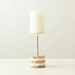 Strata Rise Marble Candle Holder Vakkerlight