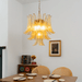 Amber Cascade Glass Chandelier Vakkerlight