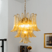 Amber Cascade Glass Chandelier Vakkerlight