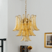 Amber Cascade Glass Chandelier Vakkerlight