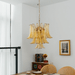 Amber Cascade Glass Chandelier Vakkerlight