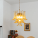 Amber Cascade Glass Chandelier Vakkerlight