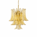 Amber Cascade Glass Chandelier Vakkerlight