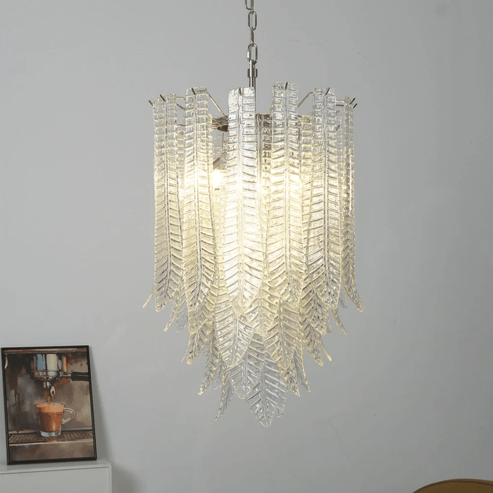 Silvae Veil Glass Chandelier Vakkerlight