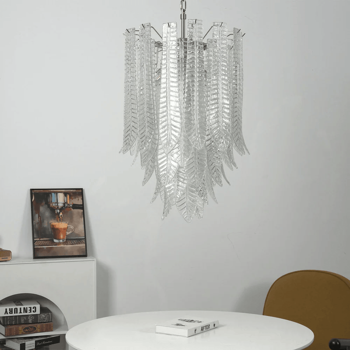 Silvae Veil Glass Chandelier Vakkerlight