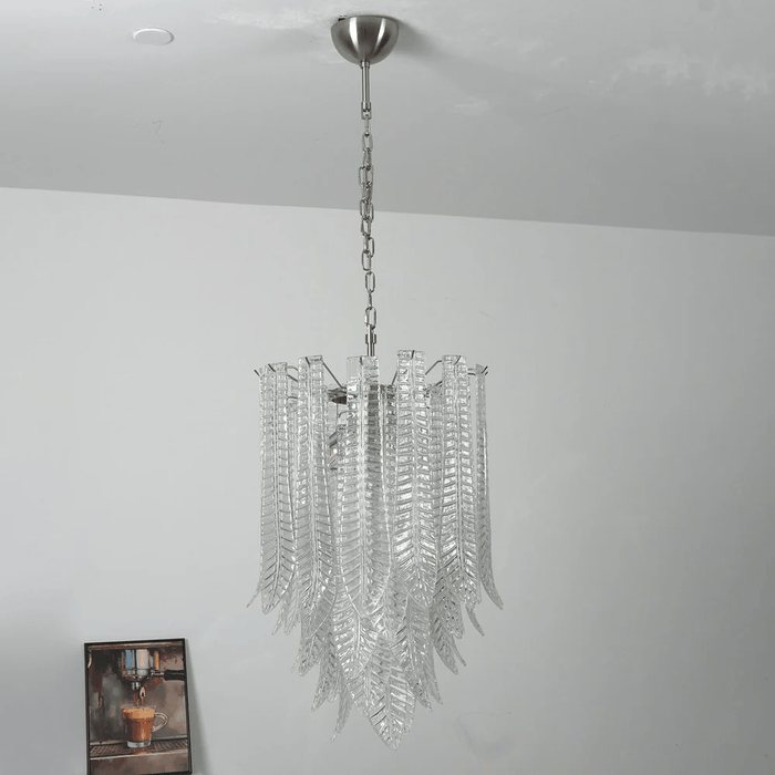 Silvae Veil Glass Chandelier Vakkerlight