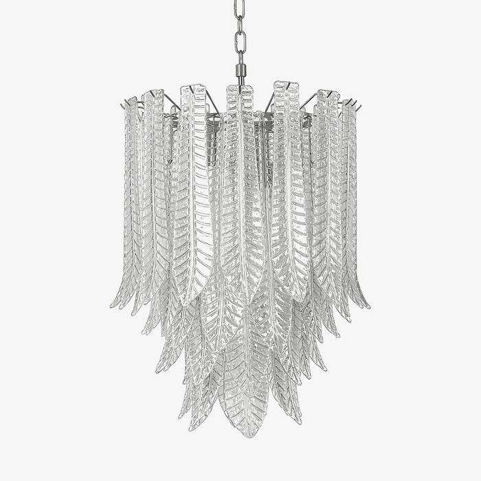 Silvae Veil Glass Chandelier Vakkerlight