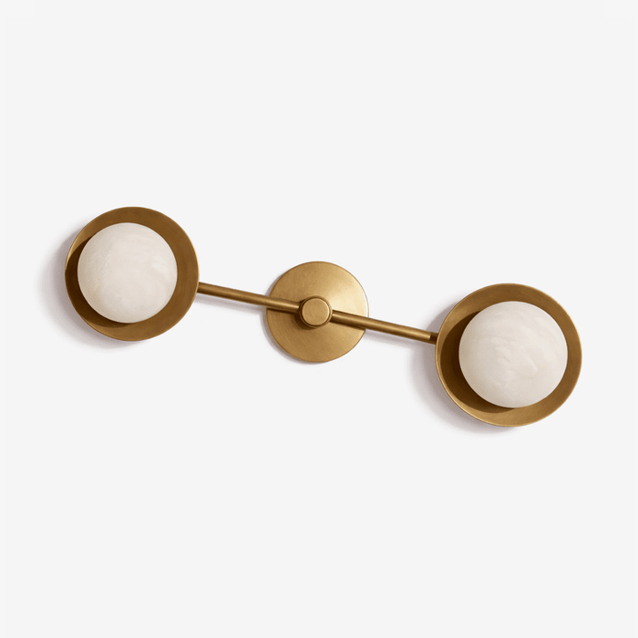 Dual Halo Alabaster Wall Light Vakkerlight