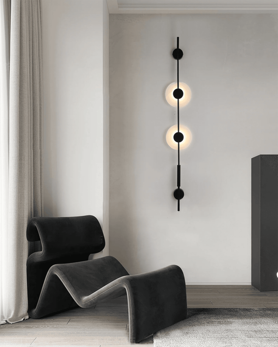Alabaster Vertical Wall Sconce Vakkerlight