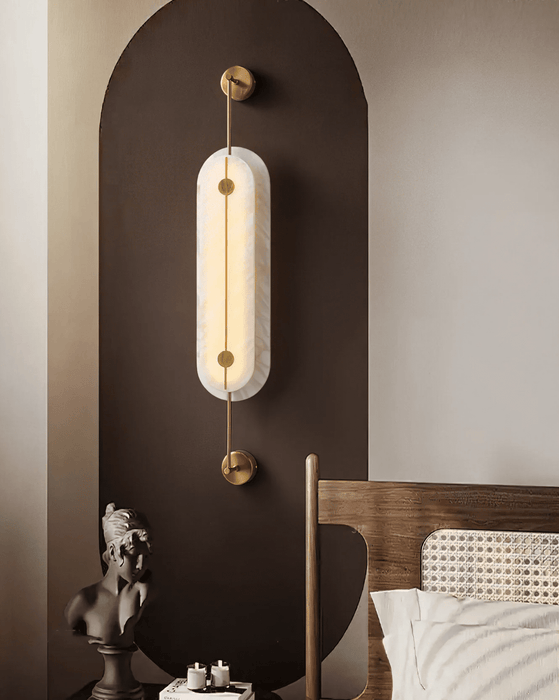 Solvane Alabaster Wall Sconce Vakkerlight