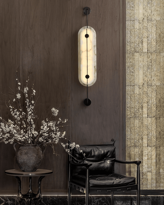 Solvane Alabaster Wall Sconce Vakkerlight