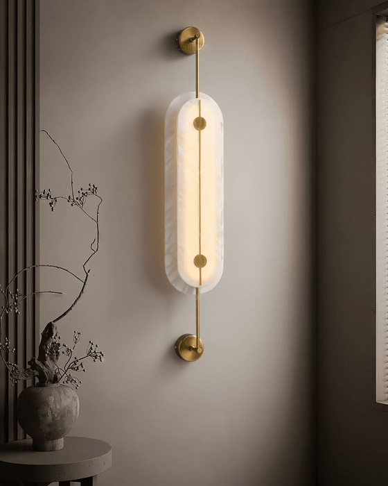 Solvane Alabaster Wall Sconce Vakkerlight