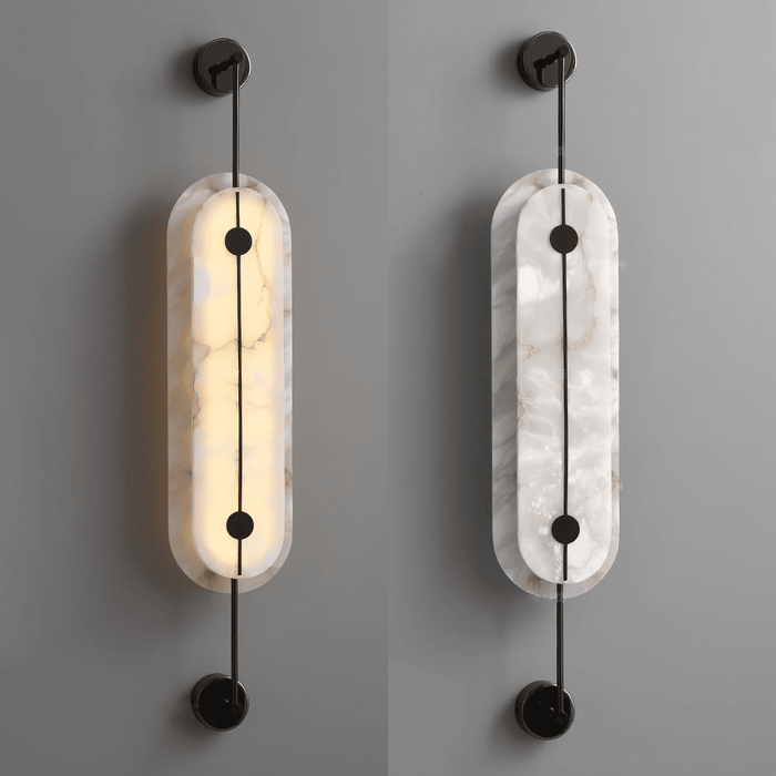 Solvane Alabaster Wall Sconce Vakkerlight