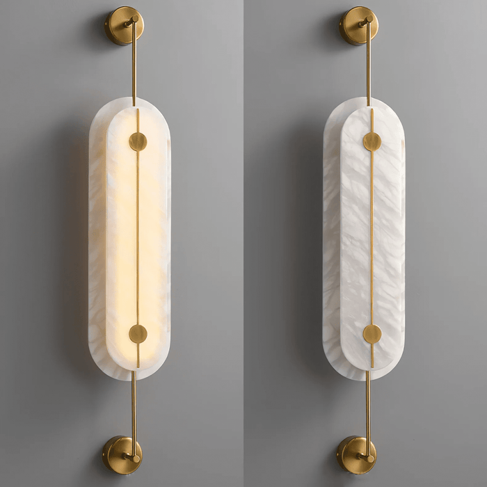 Solvane Alabaster Wall Sconce Vakkerlight