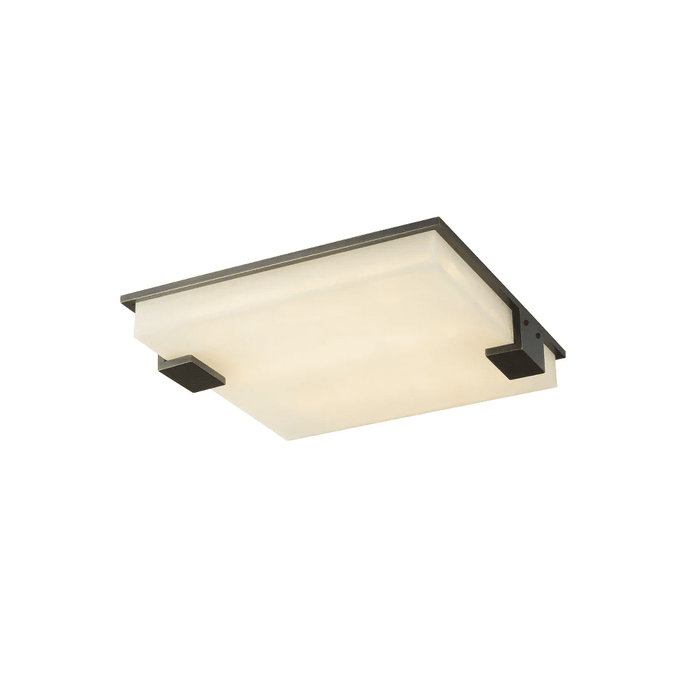 Square Alabaster Ceiling Lamp Vakkerlight