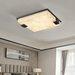 Square Alabaster Ceiling Lamp Vakkerlight