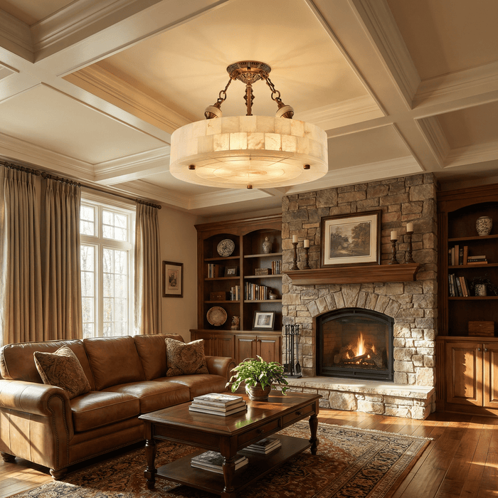 Lumisora Alabaster Ceiling Lamp Vakkerlight