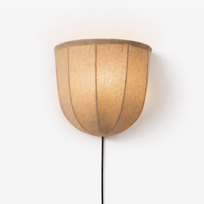 Sienna Linen Plug-in Wall Sconce Vakkerlight
