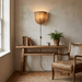 Sienna Linen Plug-in Wall Sconce Vakkerlight