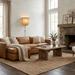 Sienna Linen Plug-in Wall Sconce Vakkerlight
