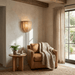 Sienna Linen Plug-in Wall Sconce Vakkerlight