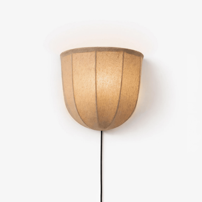 Sienna Linen Plug-in Wall Sconce Vakkerlight