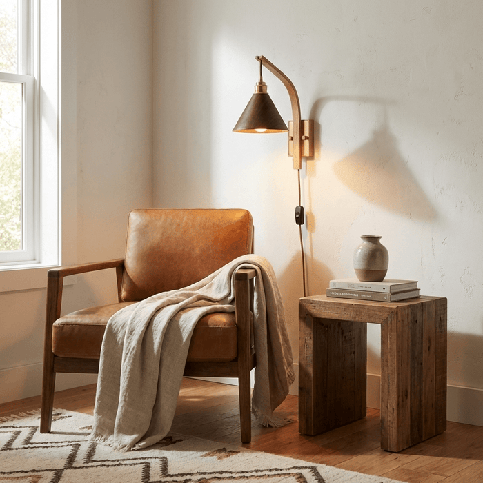 Camber Arc Plug-in Wall Sconce Vakkerlight