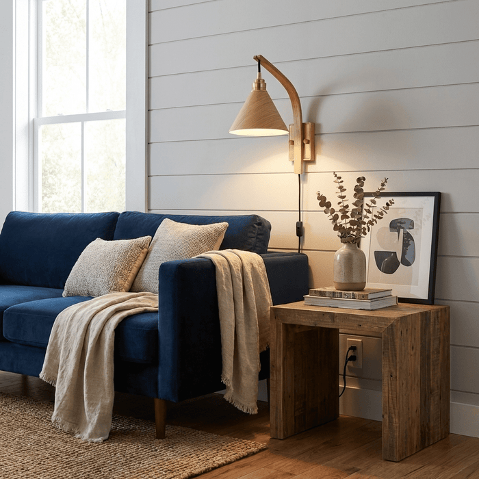 Camber Arc Plug-in Wall Sconce Vakkerlight