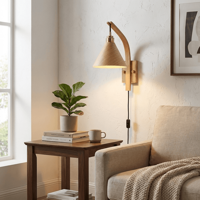 Camber Arc Plug-in Wall Sconce Vakkerlight